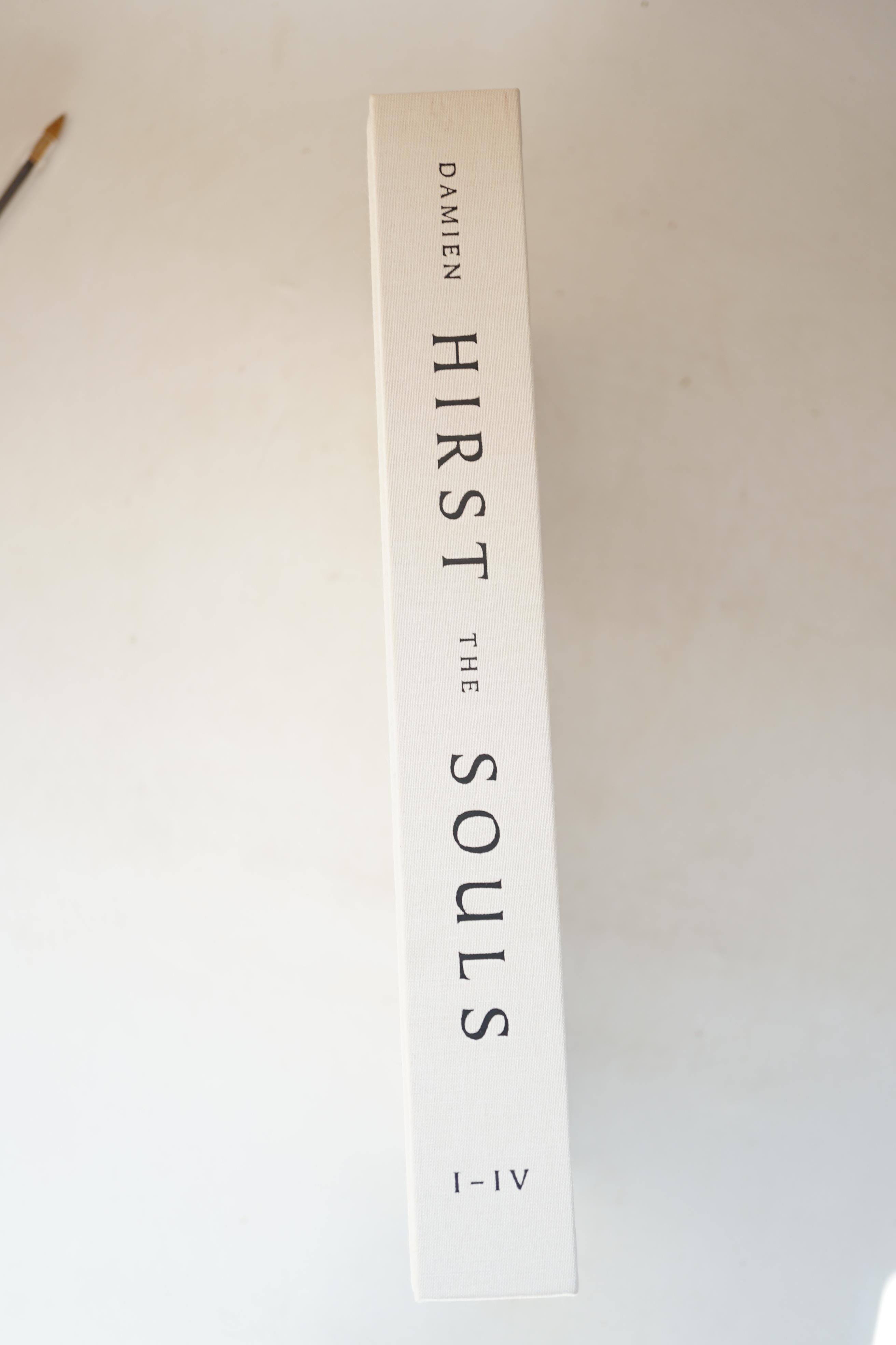 Hirst, Damien - The Souls I - IV, 1st edition, tall 8vo, publisher’s decorated full beige cloth, illustrated in colour throughout, including 4 metallic foil blocked printed leaves of plates, Other Criteria & Paul Stolper